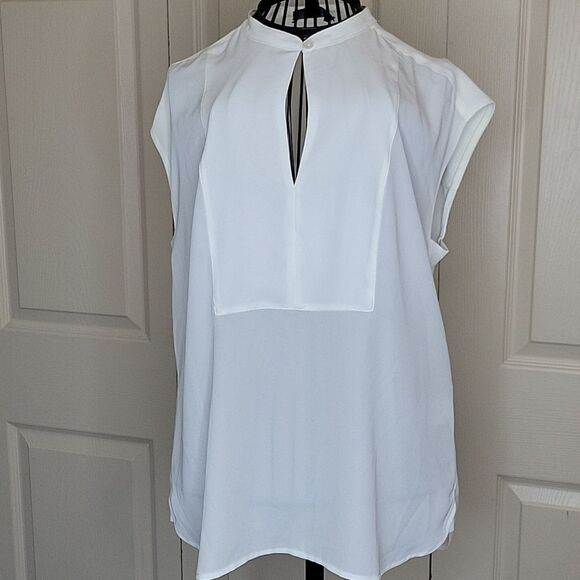 J. CREW White Sleeveless Blouse Size XS - Picture 3 of 6